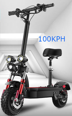 Free shipping Fastest 90~108Km/h electric Scooter