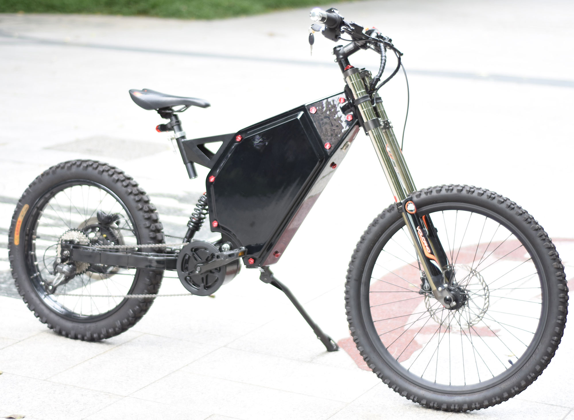 2.4KW~6kw enduro e-bike coaxial Gates Carbon drive