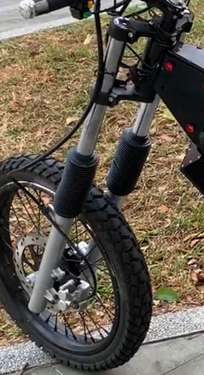 Motorcycle fork system