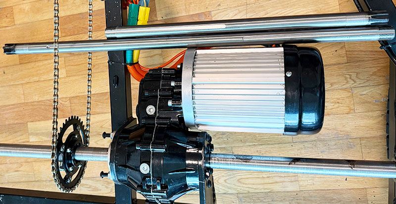 Transaxle motors