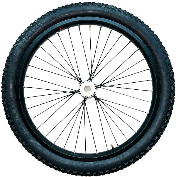 Pedicab wheel set